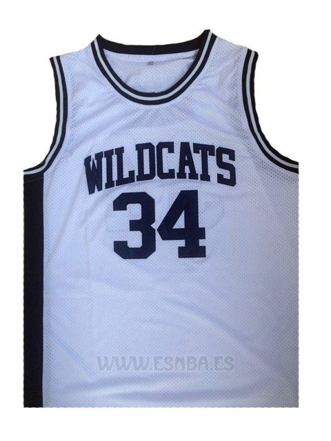 Camiseta Wildcats Len Bias #34 Blanco
